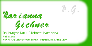 marianna gichner business card